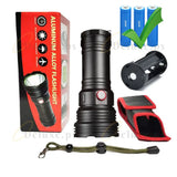 كشاف يدوي ليد بعيد المدى مع بيت شحن